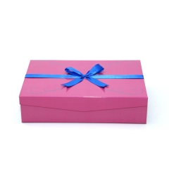Custom Rectangle Rigid Cardboard Gift Box With Lid