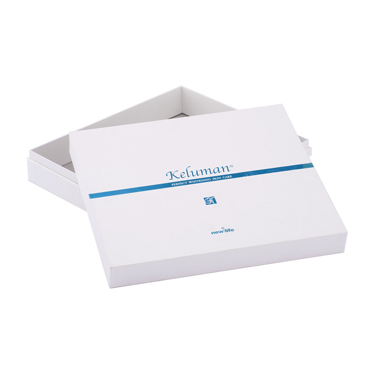 White Cardboard Cosmetic Box for Skin Care