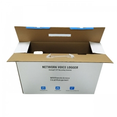 Customized Handle Portable Corrugated packaging box for storage electronics gifts fitness equipment